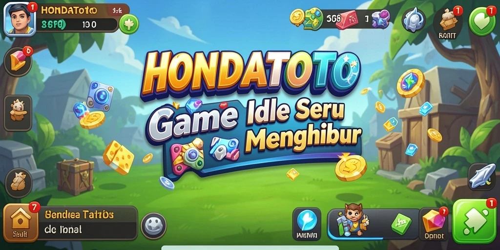 Tampilan menarik dari gameplay HONDATOTO yang santai dan memuaskan.