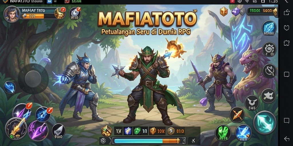 Tampilan gameplay seru di dunia petualangan MAFIATOTO.