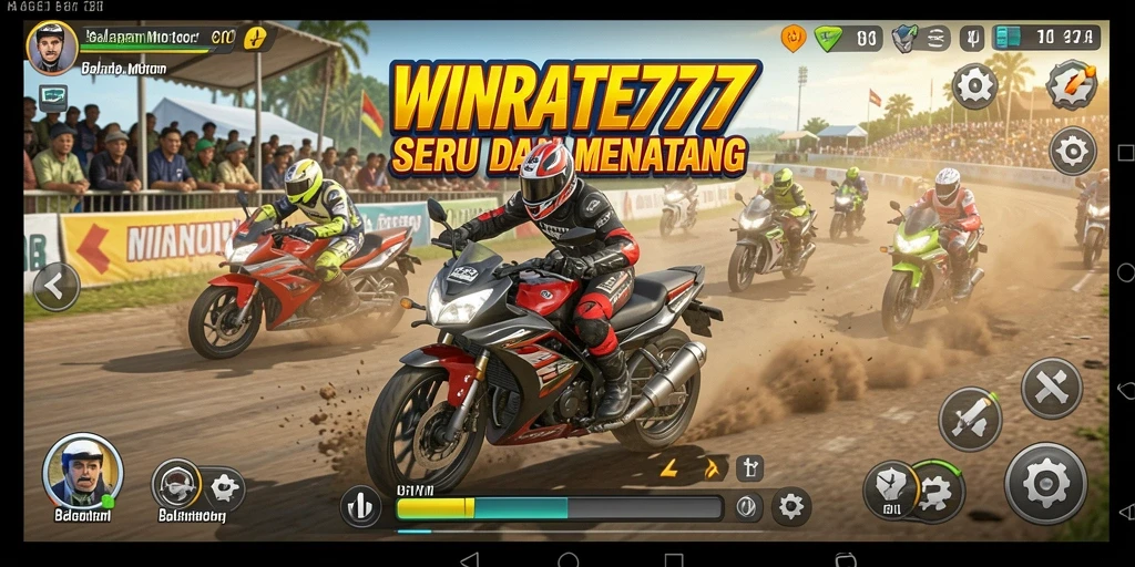 Tampilan gameplay WINRATE777 yang menegangkan dan penuh aksi.